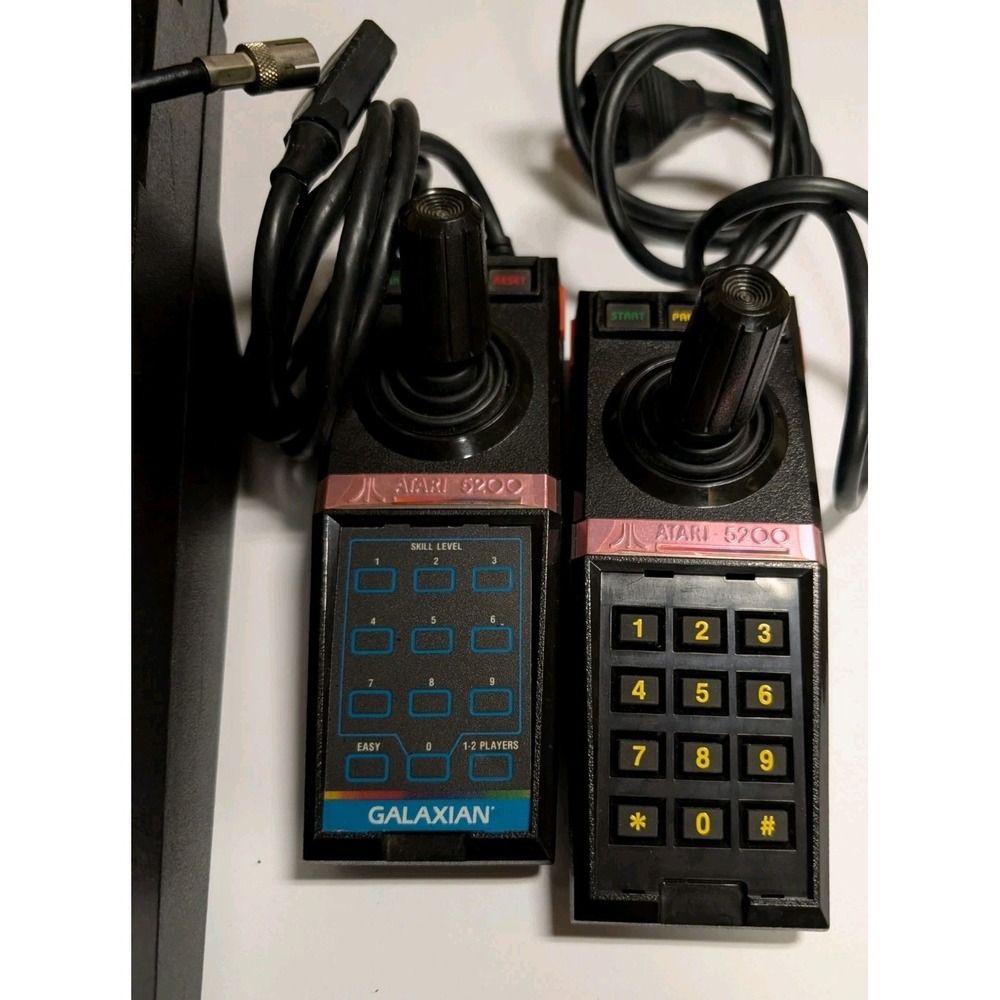 Atari 5200 4 Port Console With All Conections Included 2 Controllers Read Discrp - Picture 5 of 8